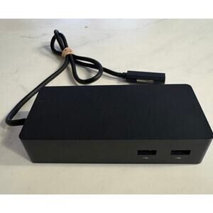 Microsoft Redmond 1661 Surface Docking Station Black USB 3.0 Ports Power Adapter